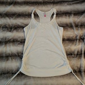 🔥4 for 25🔥Long tank w/ ties at sides EUC Size XL